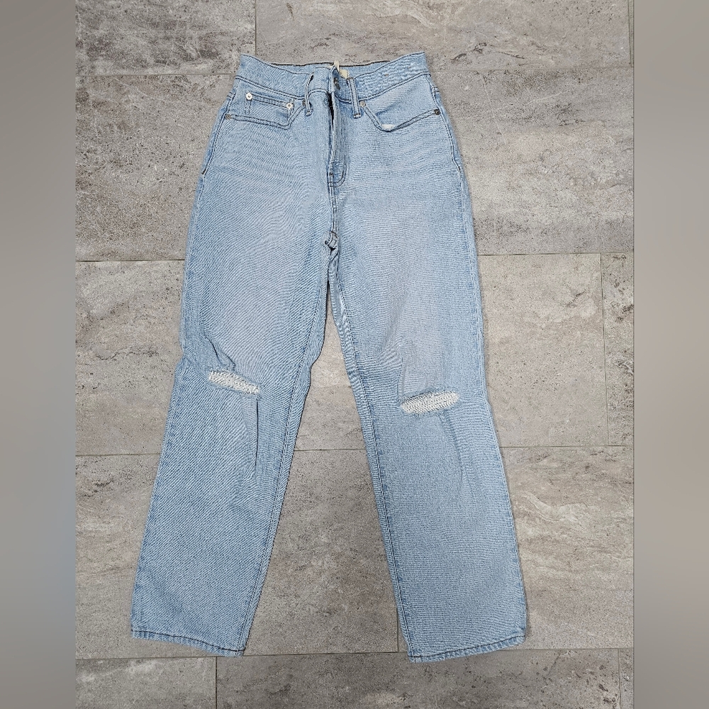 Madewell The Perfect Vintage Straight Jean High Rise Women's Size 25P
